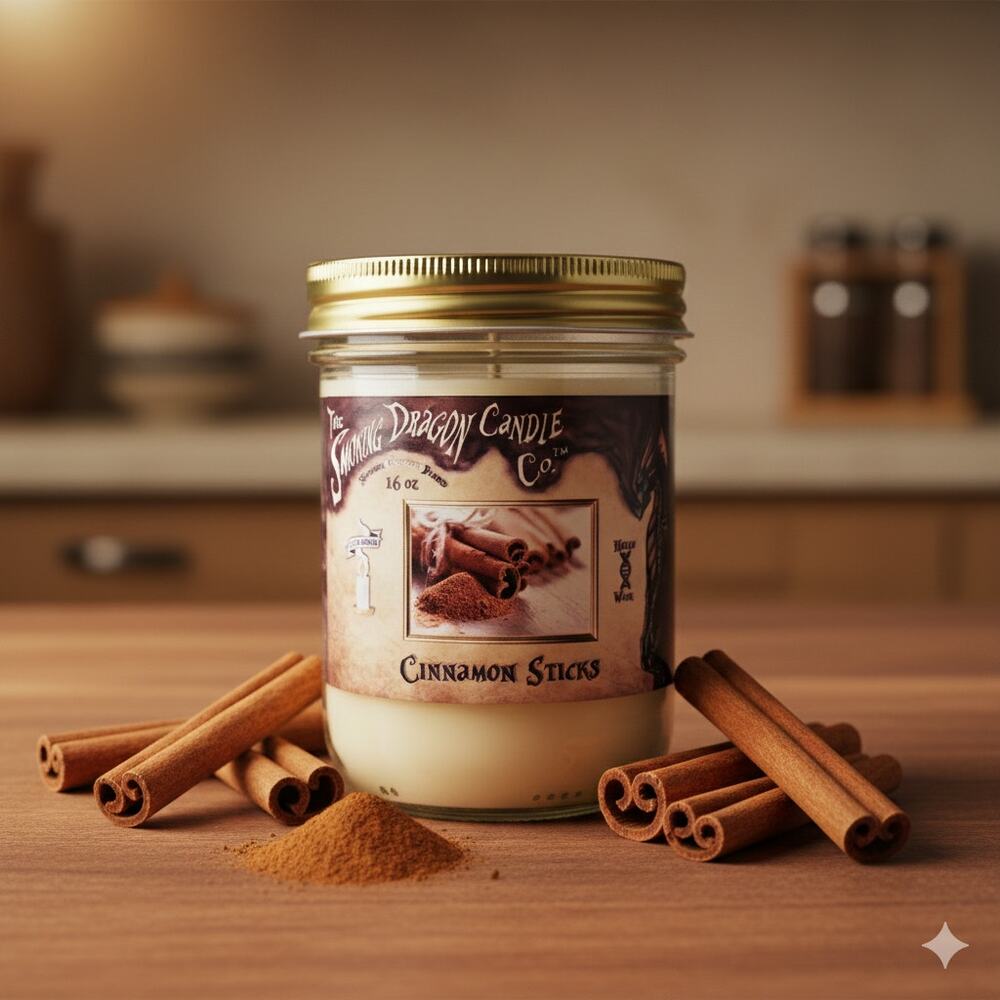 Cinnamon Sticks - 16 oz Coconut Wax Candle